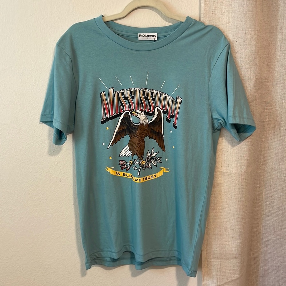 Brooke Atwood In Blues We Trust Tee